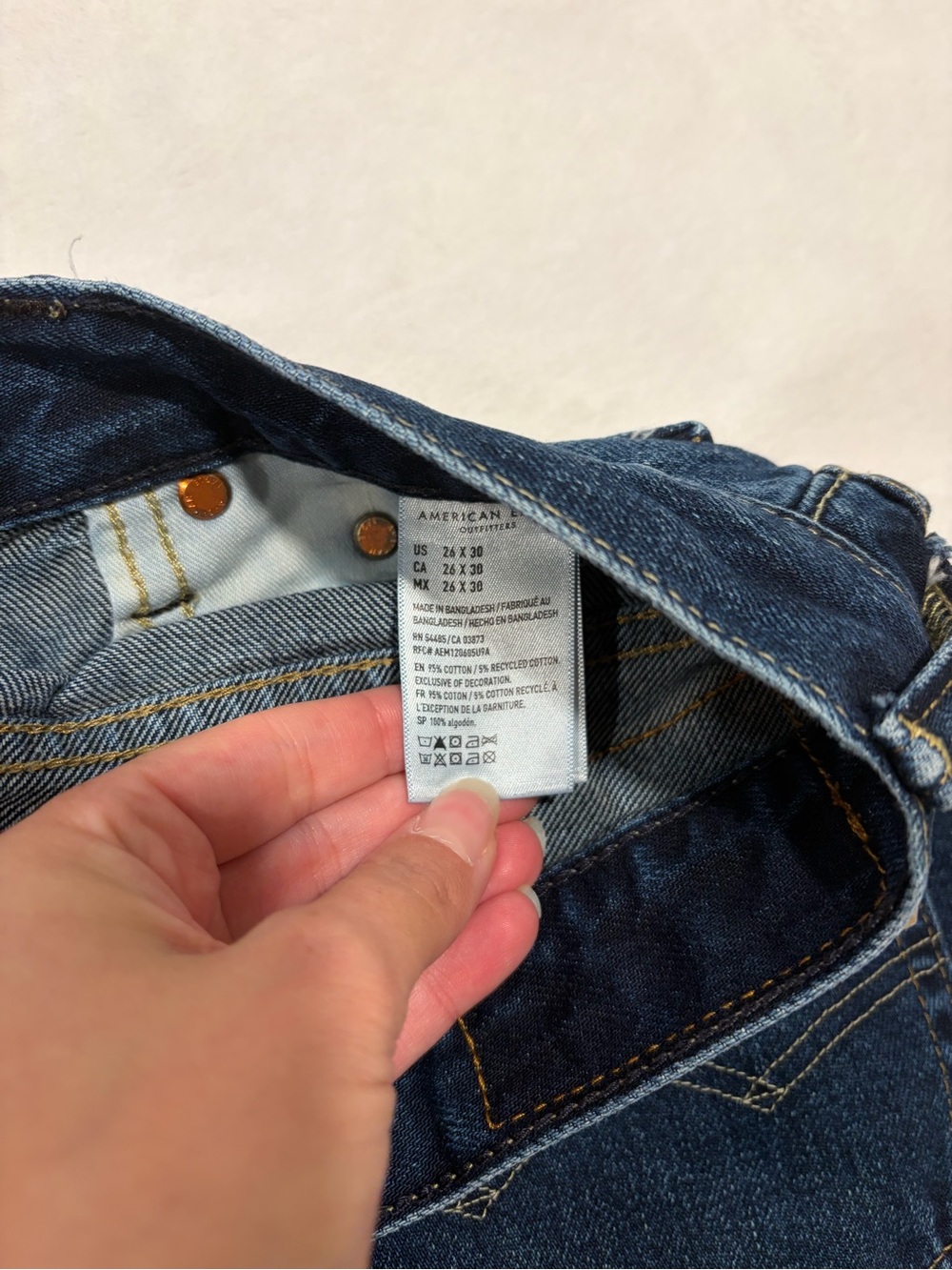 American Eagle Original Straight Jeans - 26x30 - Picture 9 of 9